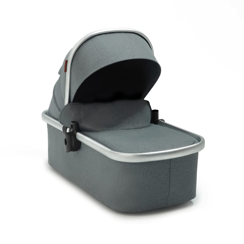 Mompush Ultimate2 Baby Bassinet - Newborn Stroller Accessory with Extended Sun Canopy & Optimal Comfort | Portable Infant Bed for 0-6 Months | Perfect for Travel, Walks & Nursery Sleeping