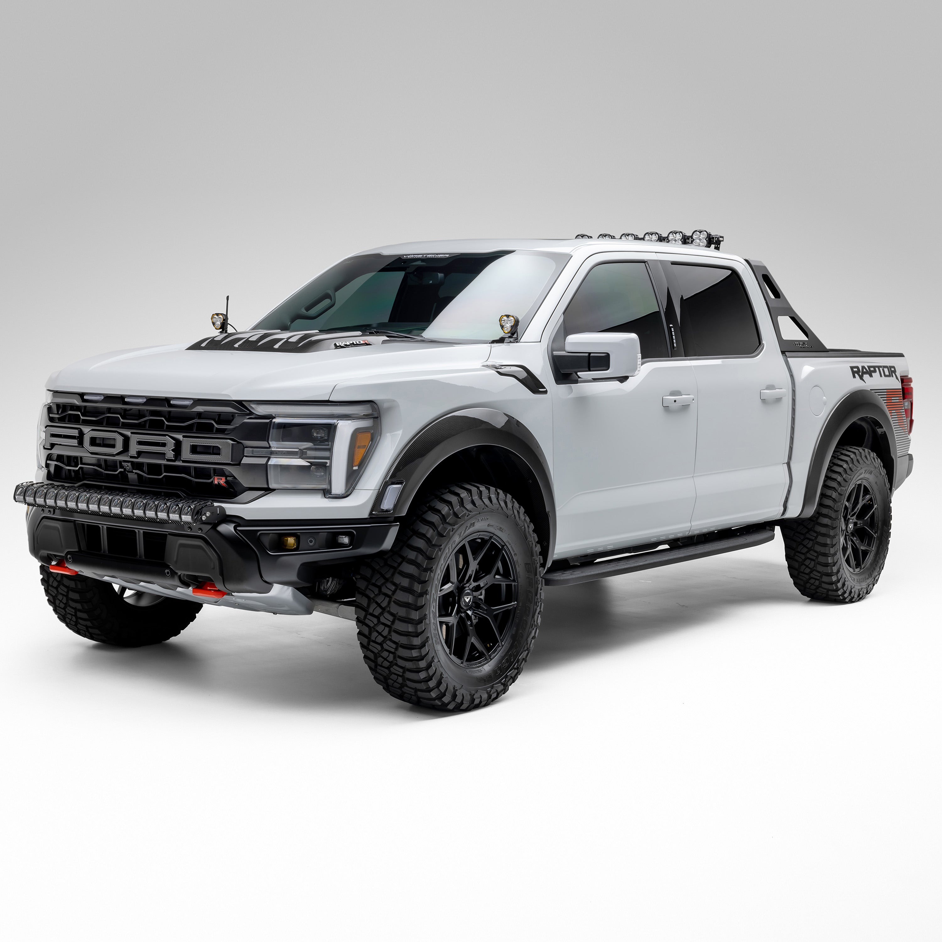 Ford F-150 Raptor R Carbon Fiber Fender Flares | 2x2 Twill PP Material | Off-Road Protection & Style Upgrade for Trucks