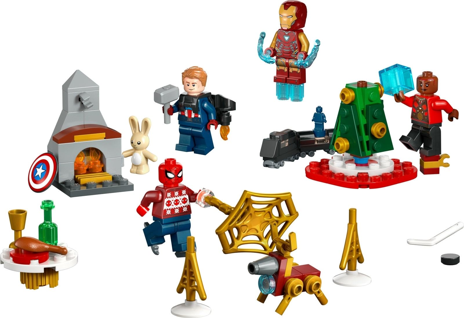 LEGO 76267 Avengers Advent Calendar & 76231 Guardians of The Galaxy Advent Calendar - Marvel Superhero Christmas Countdown Gift for Kids, Holiday Decor & Collectible Toys for Fans