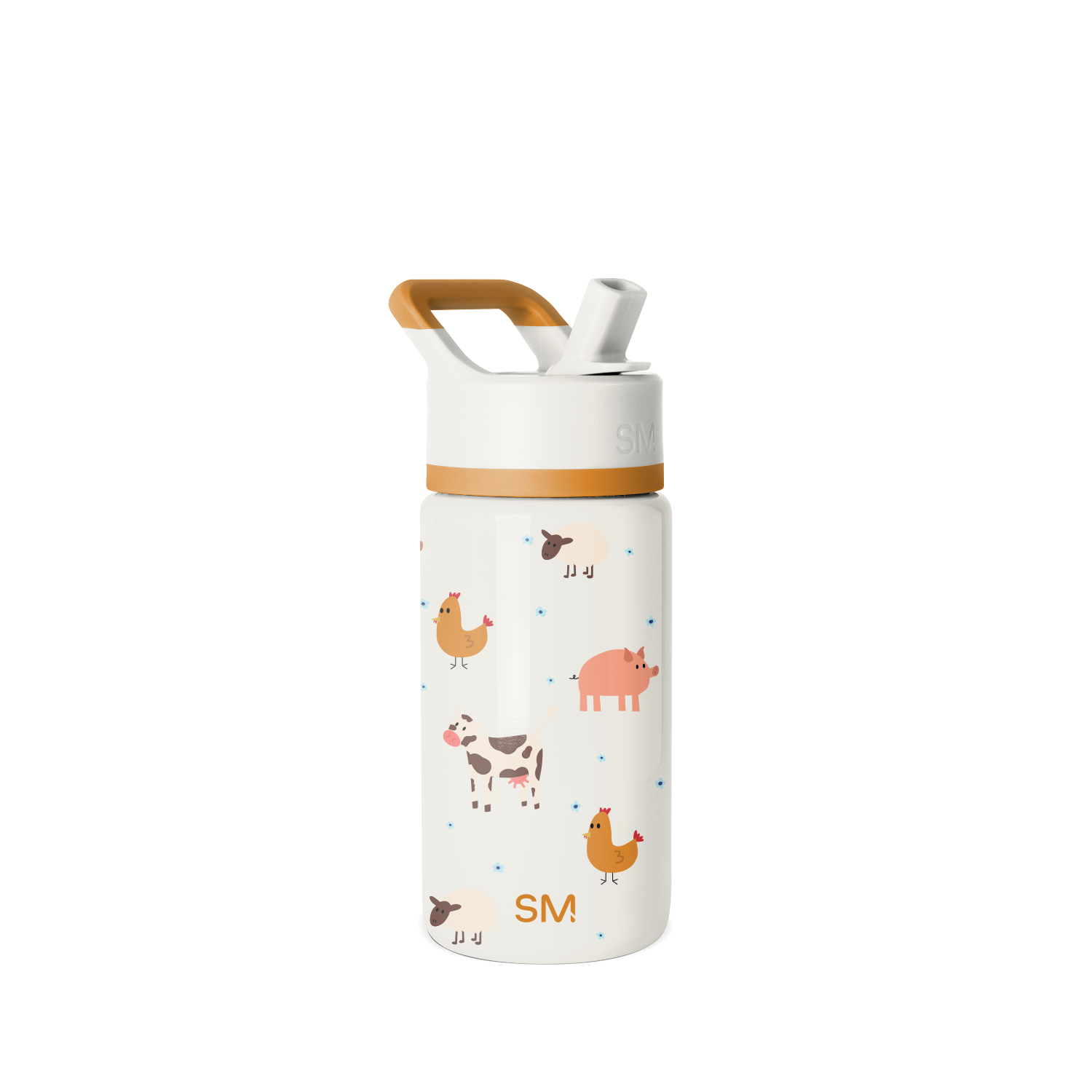 Summit Kids Water Bottle with Straw Lid - BPA Free, Leak Proof, Insulated Stainless Steel Bottle for School, Sports & Outdoor Activities
