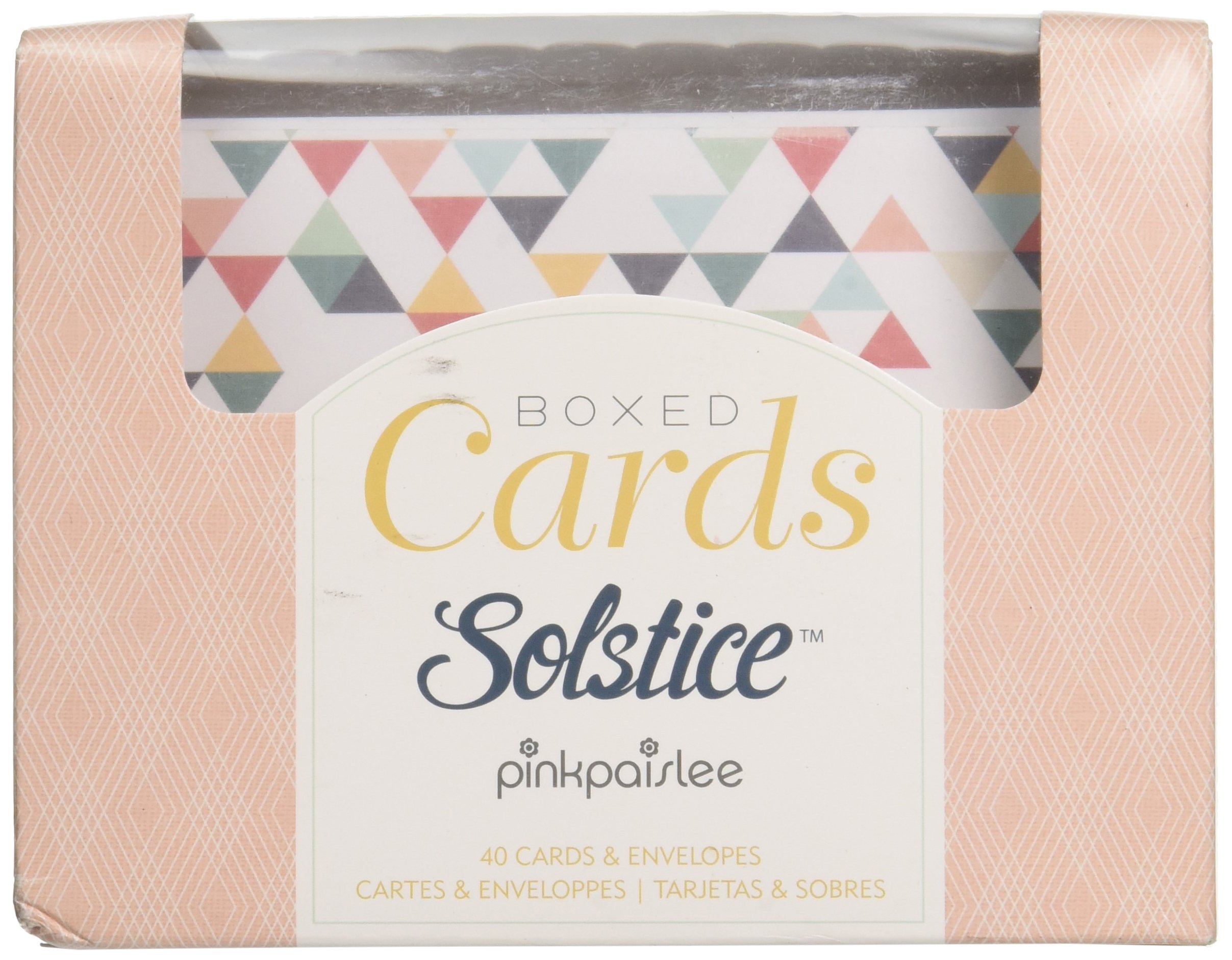 Pink Paislee Solstice Greeting Card Set - 24 Premium American-Made Craft Cards for Birthdays, Holidays & Special Occasions | Perfect for DIY Scrapbooking, Gift Giving & Party Decorations