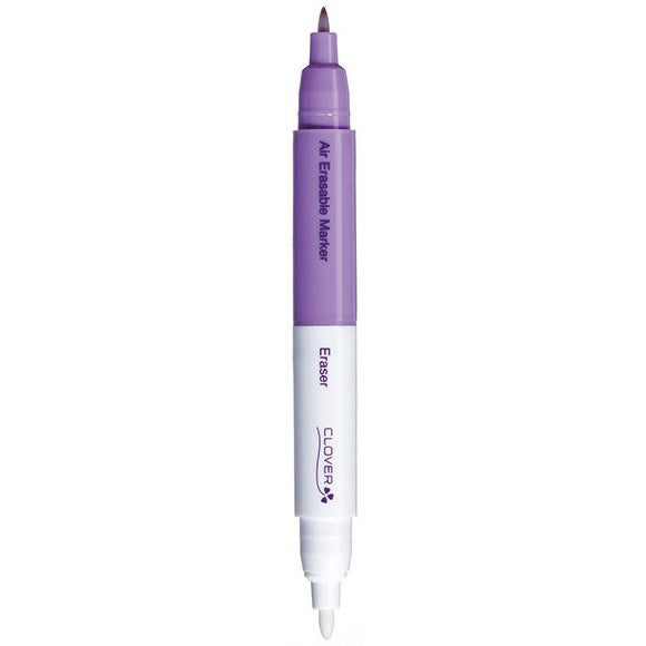 Clover Air Erasable Non-Permanent Markers with Eraser - Perfect for Whiteboards, Office Notes & Kids' Reusable Drawing