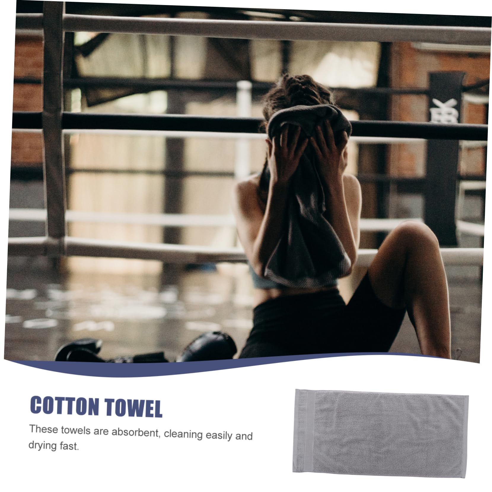 Premium Cotton Bath Towels Set - Soft & Absorbent Hemoton Household Towels for Bathroom, Gym, Kitchen & Face | Couples, Kids & Cleaning Use | Eco-Friendly Woven Cotton Washcloths & Round Basket