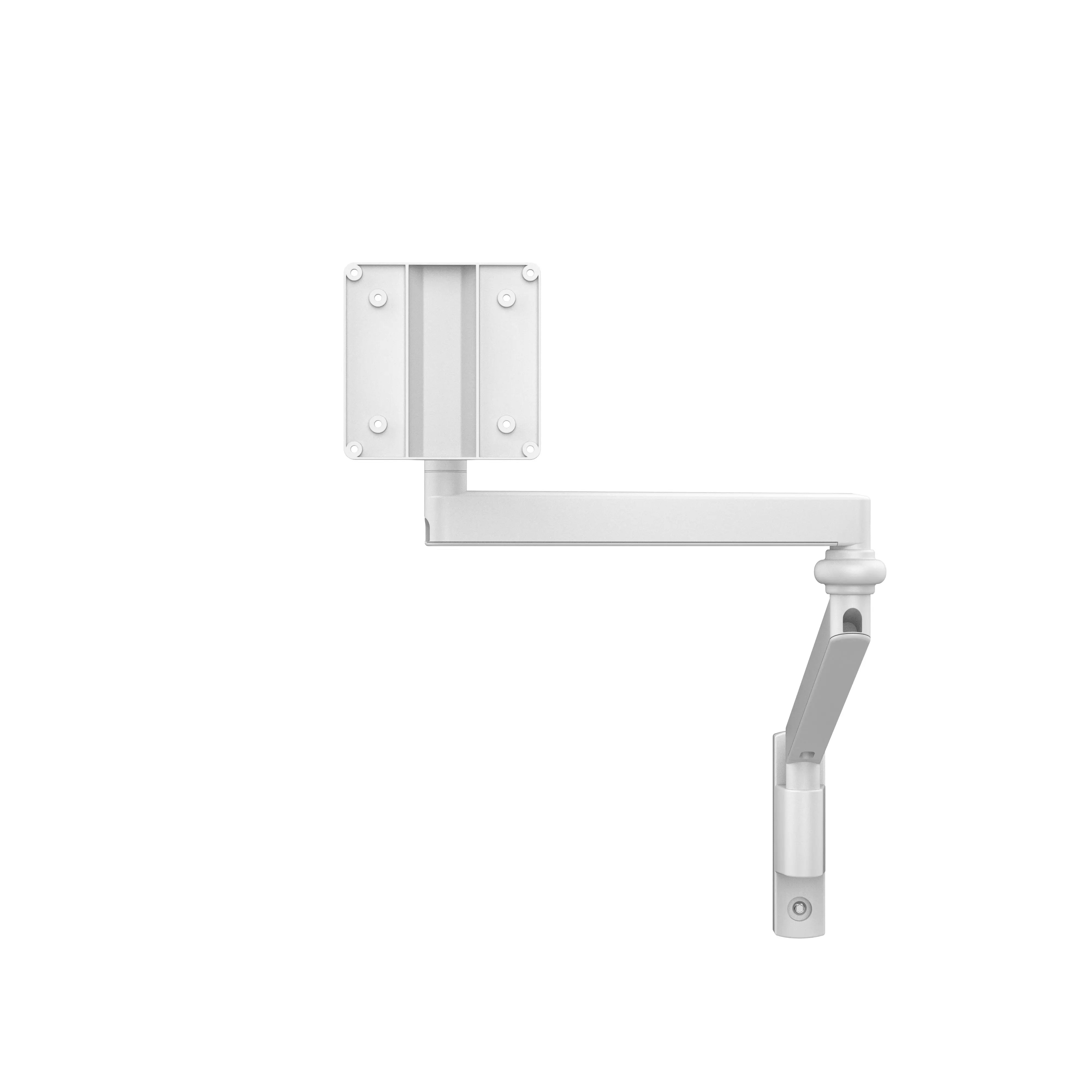 Anti-Microbial Medical VESA Arm Wall Mount - Adjustable Monitor Stand for Hospital, Clinic & Office Use - Ergonomic LCD TV Mount with Antimicrobial Coating for Clean Environments