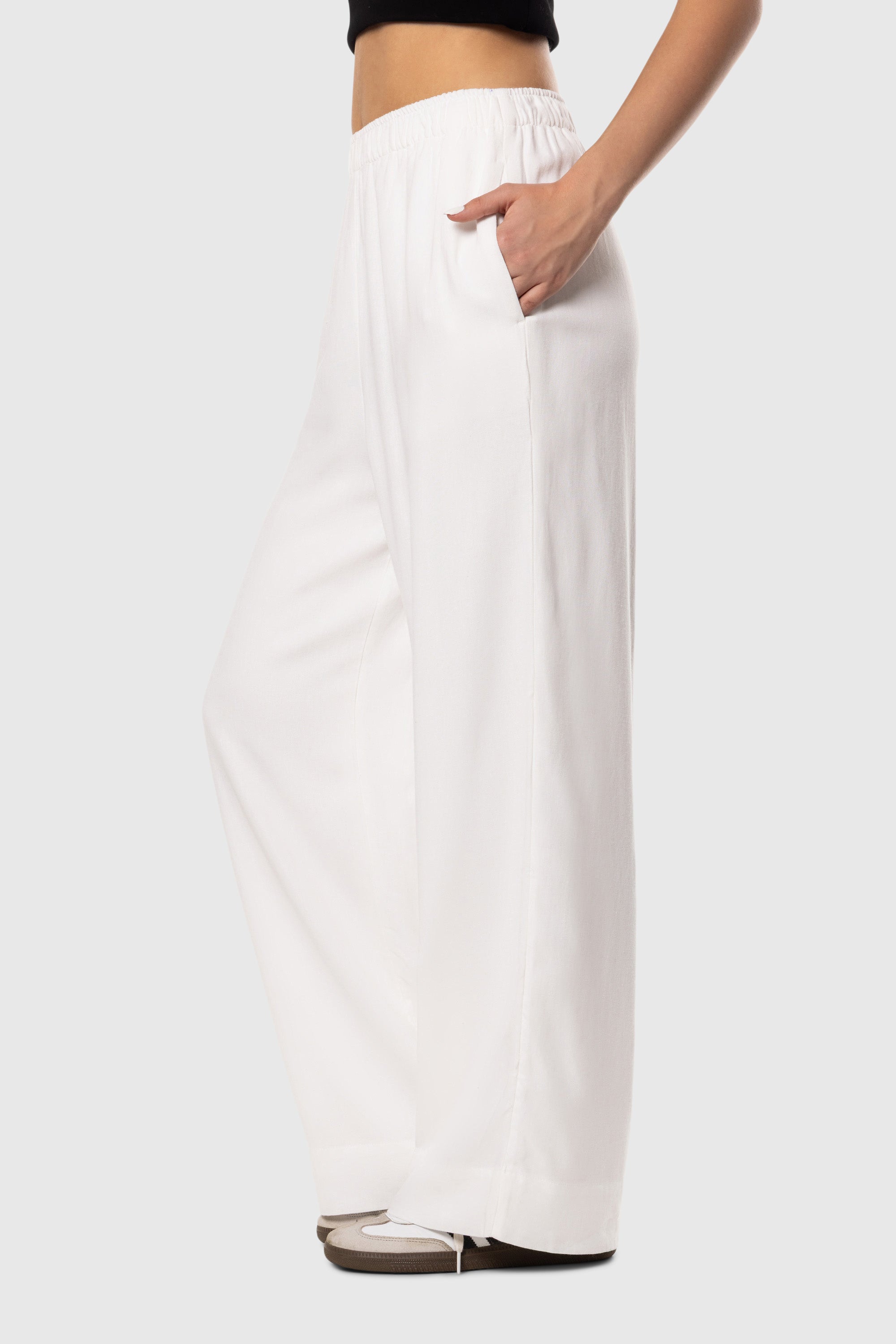 Premium Linen Pants for Women - Breathable & Comfortable Summer Wide Leg Trousers - Perfect for Travel, Beach, and Casual Wear