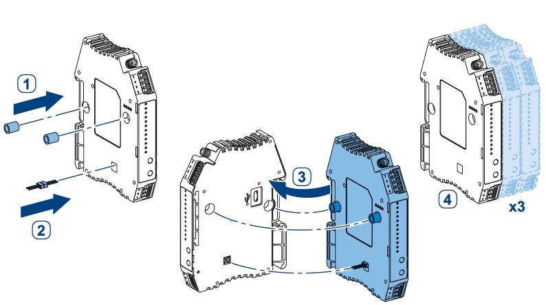 AI P1A M2 Accessory Kit - Multi Stacking Connector for AI P1A Integrator (LEM Part# 90.T8.98.001.0) - Perfect for Industrial Automation & Robotics Applications