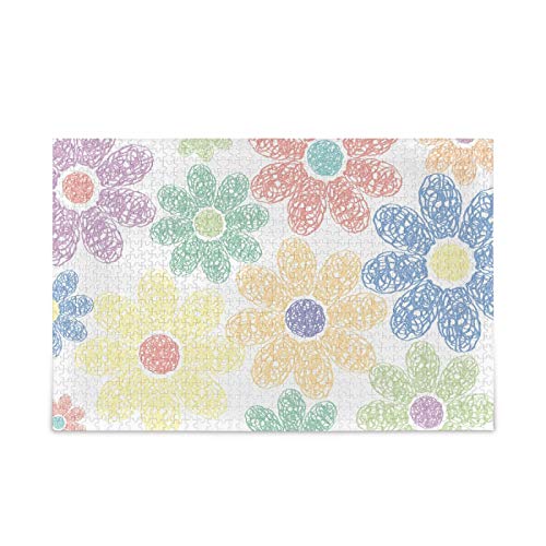 500-Piece Spring Flowers Jigsaw Puzzle for Adults – Beautiful Floral Landscape Puzzle – Perfect for Relaxation, Stress Relief & Home Decor