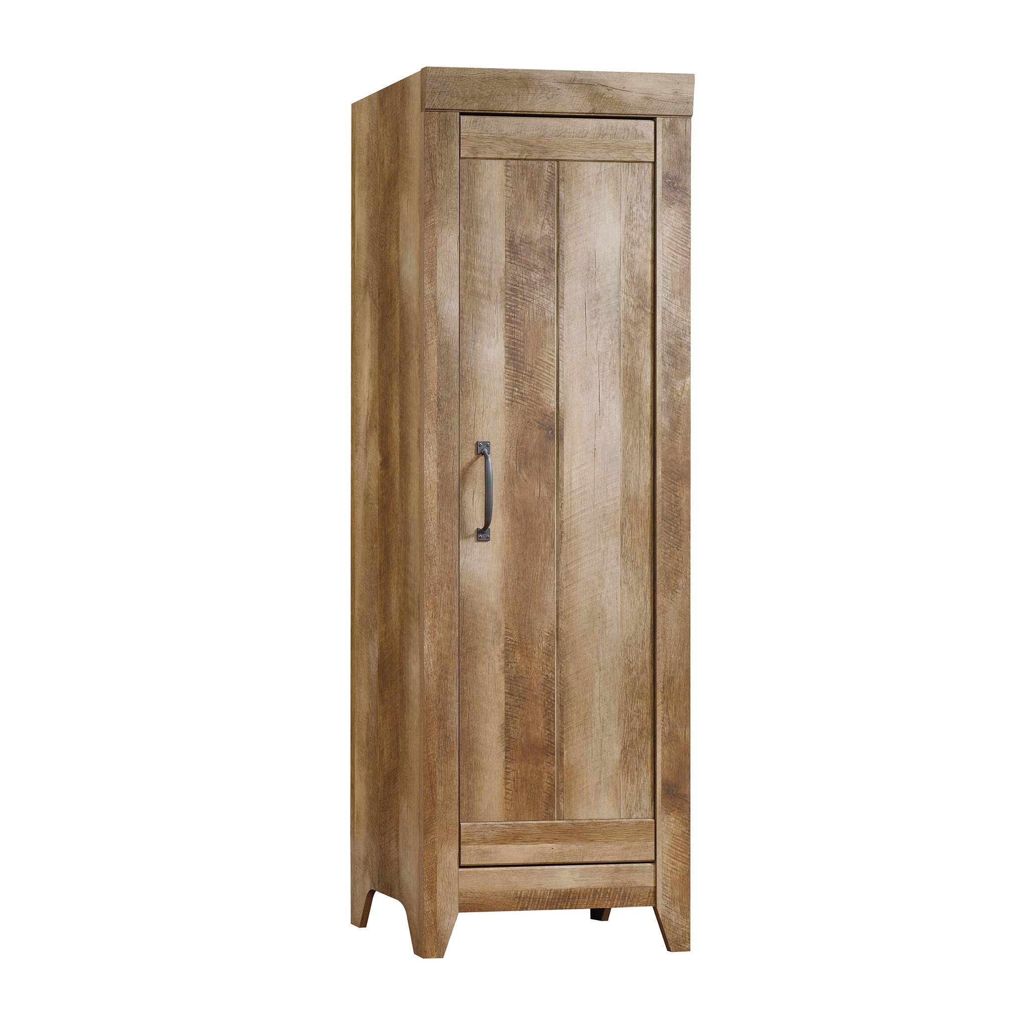 Sauder Adept Narrow Storage Cabinet - Craftsman Oak Finish Pantry Organizer for Kitchen, Bathroom & Office | Space-Saving Home Storage Solution