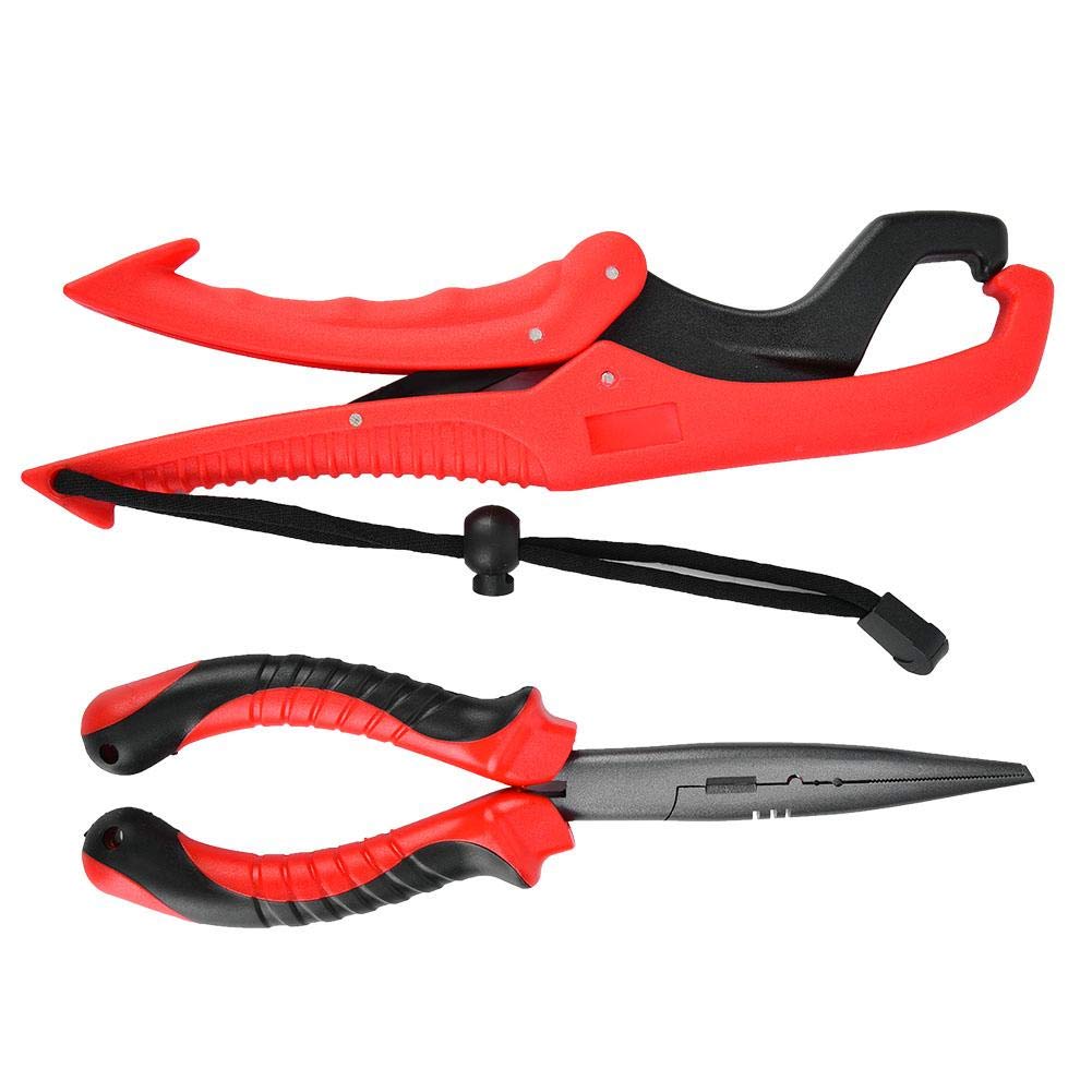 Premium Fishing Hook Remover Tool - Carbon Steel Anti-Corrosion Coated with Line Cutter | Ideal for Wild Fishing, Pool, Sea & Lake Angling | Perfect for Catch-and-Release, Saltwater & Freshwater Fishing Adventures