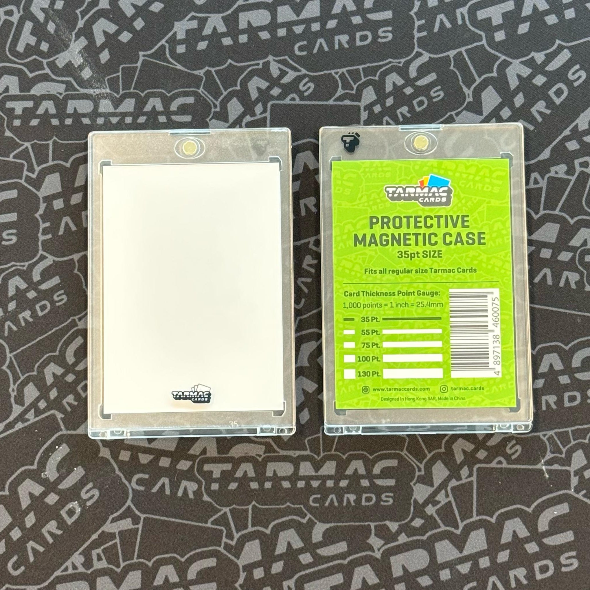 Tarmac Cards Mag Case 35pt Size (Version 2) - Premium Card Holder for Collectible Trading Cards, Sports Cards & Gaming Cards - Perfect for Storage, Display & Protection