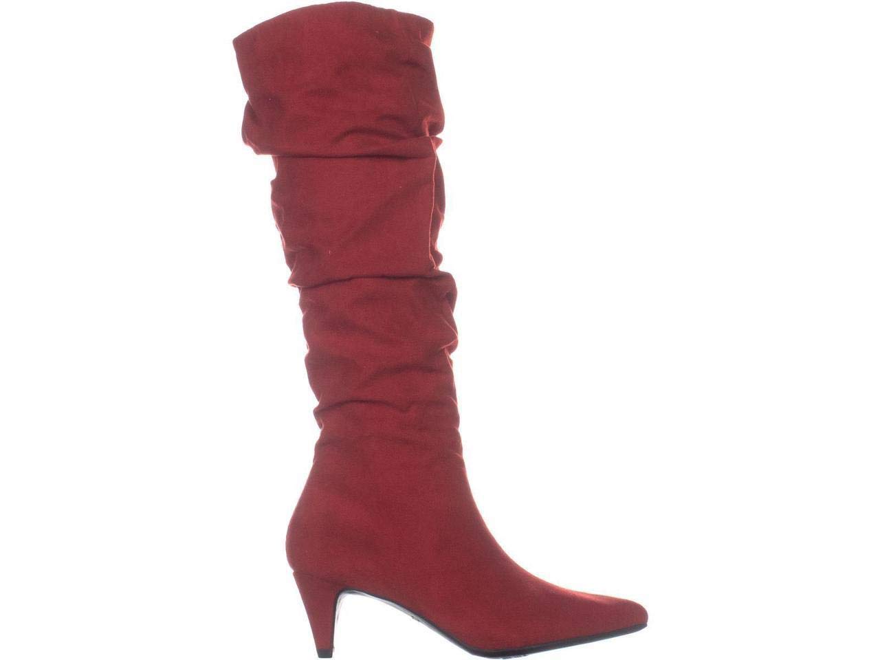 Bar III Women's Edina Fabric Pointed Toe Knee High Fashion Boots - Stylish & Comfortable for Fall Winter, Office, Party & Date Night Outfits