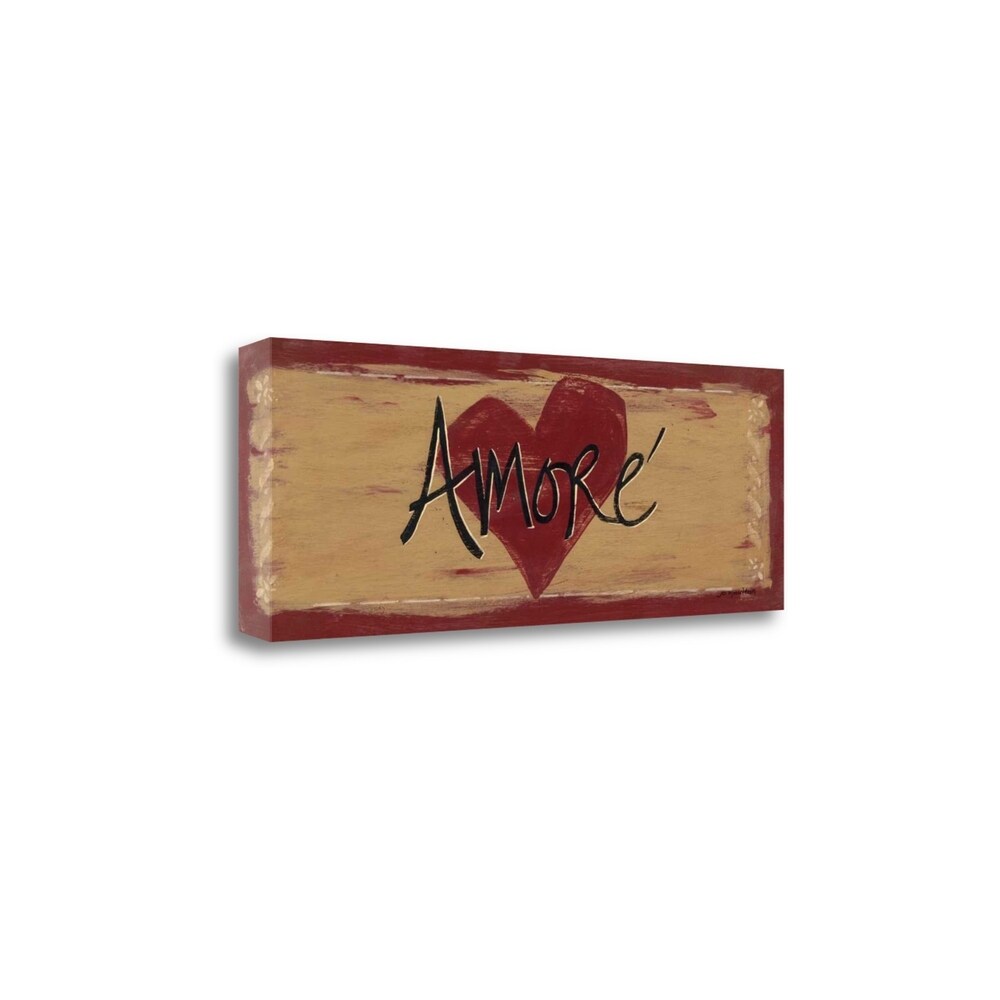Amore By Jo Moulton - Premium Giclee Art Print on Gallery Wrapped Canvas, Ready to Hang Wall Decor for Living Room, Bedroom & Office