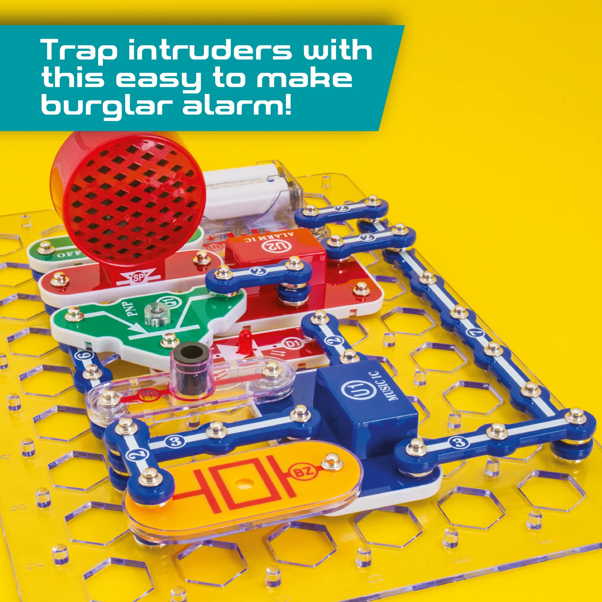 John Adams Hot Wires Electronics Kit - STEM Educational Toy for Kids & Teens - Build Circuits & Learn Electronics - Perfect for Science Projects & Home Learning
