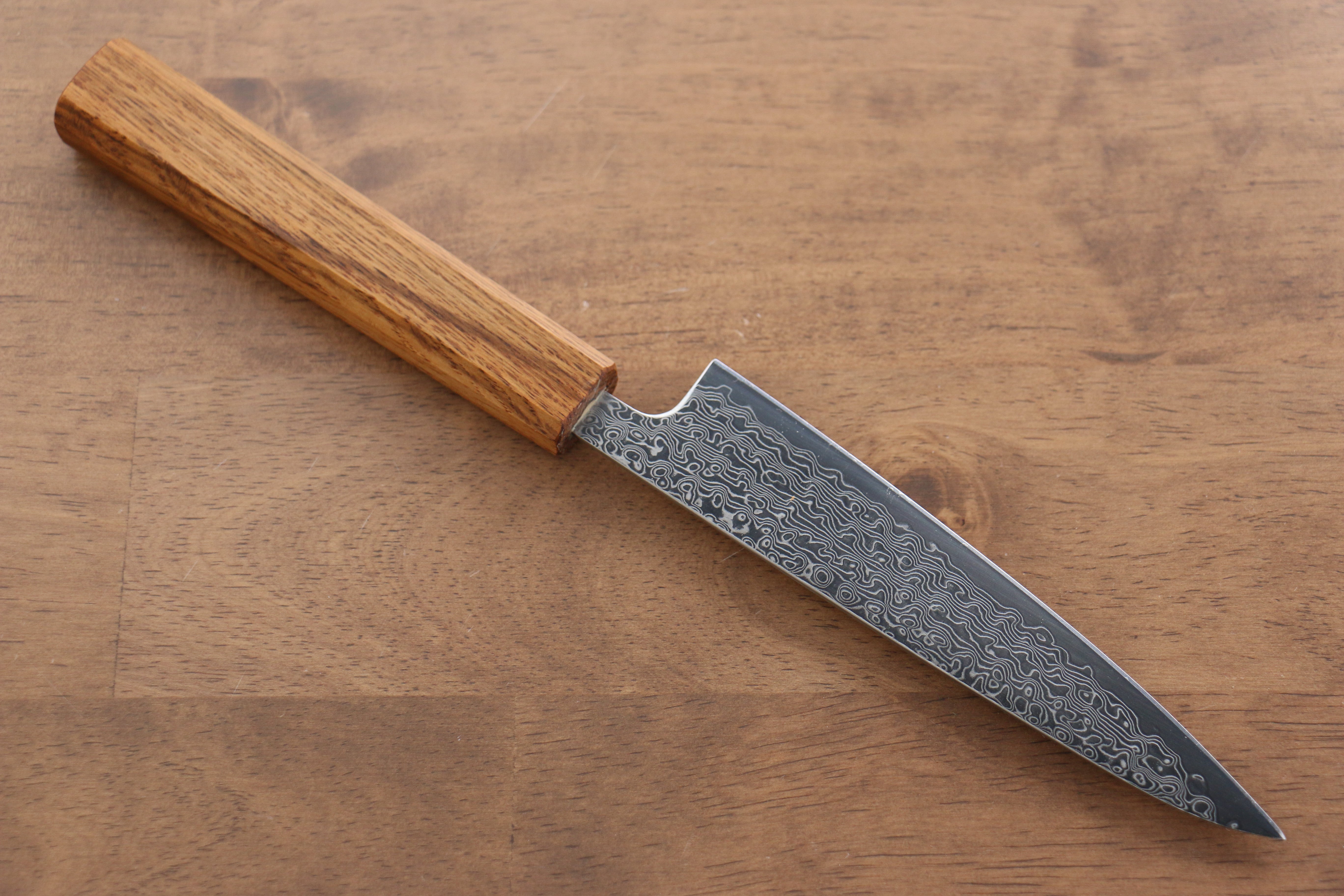 Seisuke SLD 49-Layer Damascus Petty Utility Knife 135mm - Premium Japanese Kitchen Knife for Slicing, Peeling & Precision Cutting