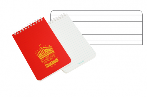 Chartwell 2291 4x6 Watershed Ruled Field Notebook - Waterproof & Tear-Resistant for Outdoor Surveys, Hiking, and Field Research