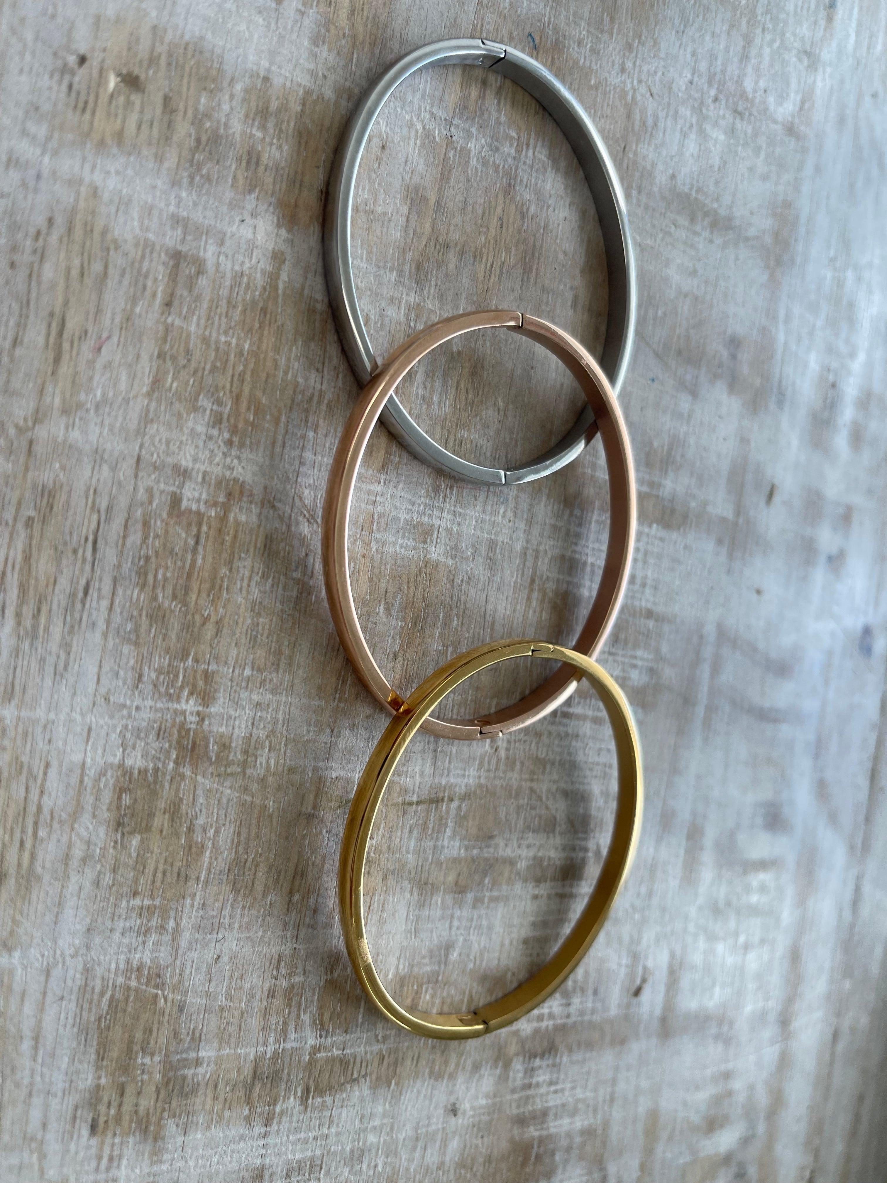 Adela's Rose Gold Bangle Bracelet for Women - Elegant & Dainty Jewelry Gift for Her - Perfect for Weddings, Parties & Everyday Wear
