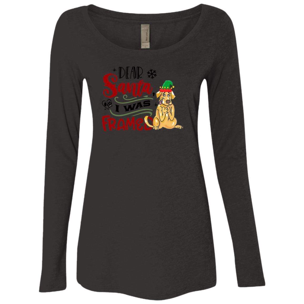 WineyBitches.Co Women's Long Sleeve Scoop Neck Tri-Blend T-Shirt - Soft & Comfortable for Casual Wear, Lounge, and Everyday Outfits