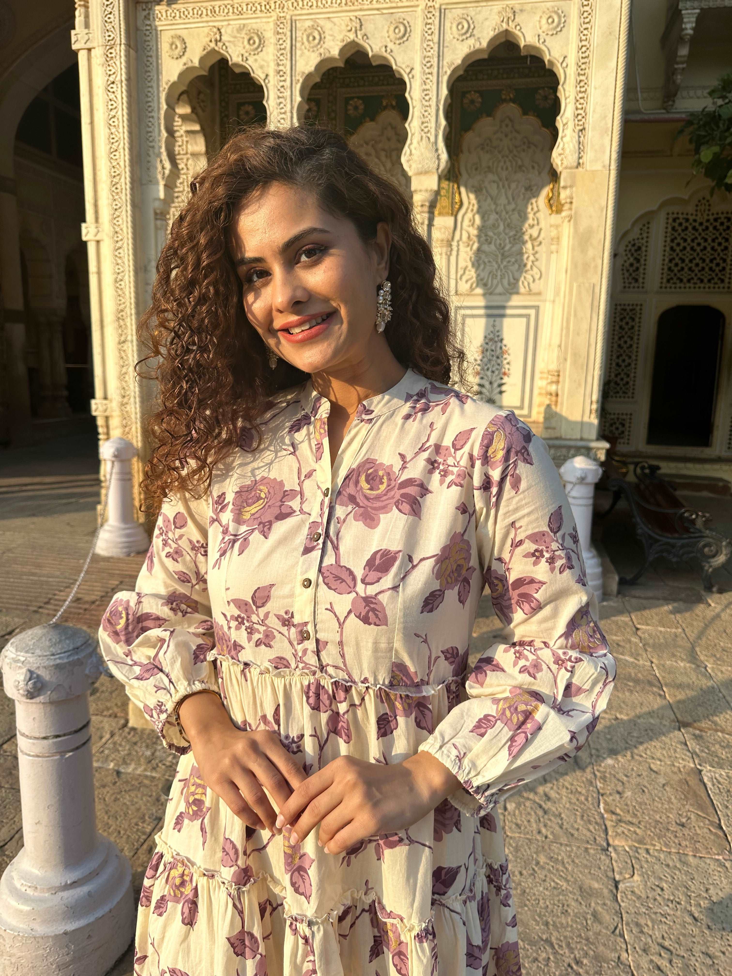 Boho Bloom Pink Dress for Women - Flowy Summer Maxi Dress with Floral Print | Perfect for Beach, Vacation & Casual Outings