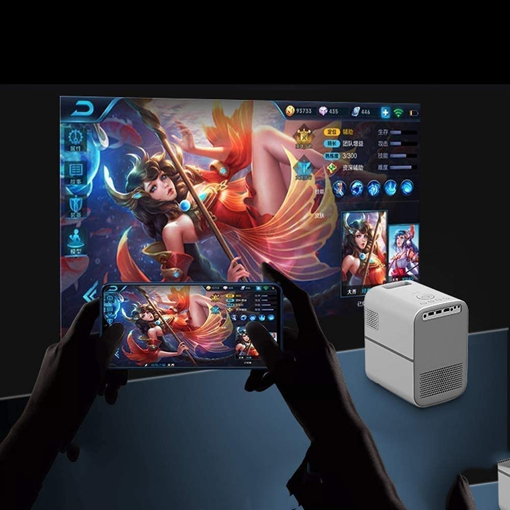 XIXIDAN 1080P Full HD LED Projector with HDMI, Compatible with TV Stick, Laptop & Tablet - Perfect for Home Theater, Gaming, Movie Nights, Outdoor Movie Screenings & Party Entertainment