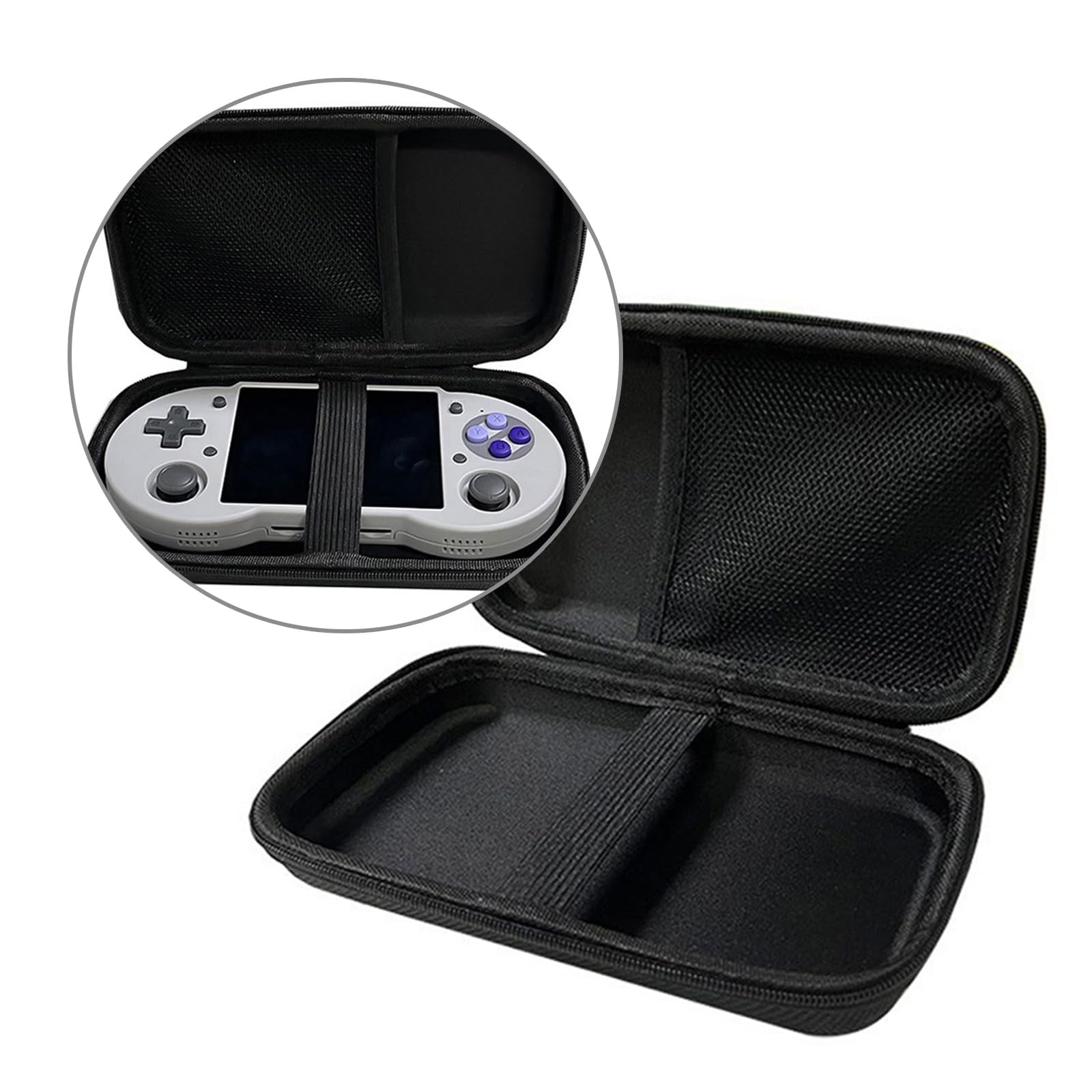 Premium EVA Hard Case for RG35XX & RG505 Game Consoles - Waterproof Travel Storage Bag with Shockproof Protection | Perfect for Gaming On-The-Go, Travel, and Safe Storage