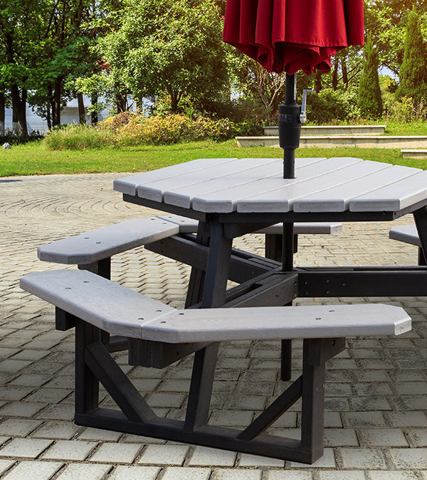 PolyScape Hexagon Table by Bedford Distributor - Modern Geometric Coffee Table for Living Room, Lounge & Office Decor