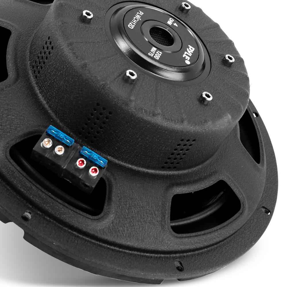 12'' Low Profile Car Subwoofer 1200W - High Power Bass for Truck, SUV & Compact Cars | Perfect for Road Trips & Music Lovers