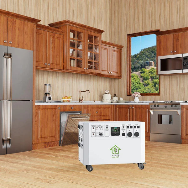 Nature's Generator Powerhouse - Portable Solar Power Station for Home, Camping & Emergencies - Reliable Off-Grid Backup Power Supply with Solar Panel Compatibility