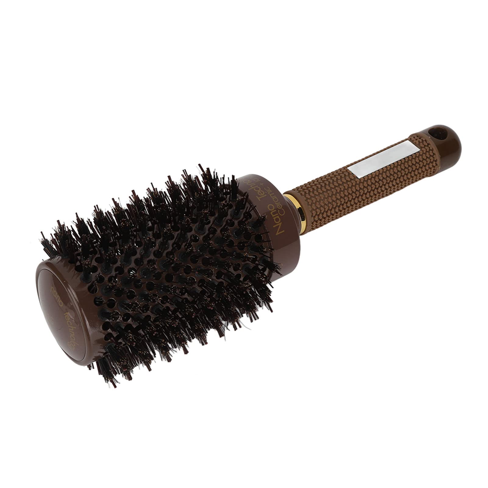 EXCLUZO Thermal Hair Brush with Aluminum Tube & Nylon Teeth - Round Roller Comb for Curly & Straight Hair - Perfect for Salon Styling & Home Use