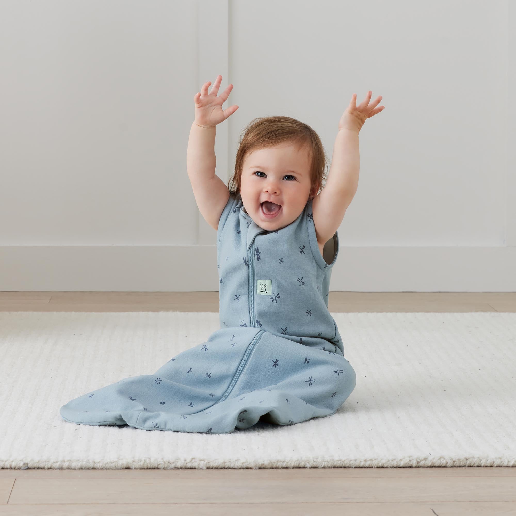 ErgoPouch TOG 1.0 Baby Sleeping Bag - Lightweight & Breathable for Newborns & Infants | Perfect for Nursery, Daycare & Travel | Dragonfly Print Design