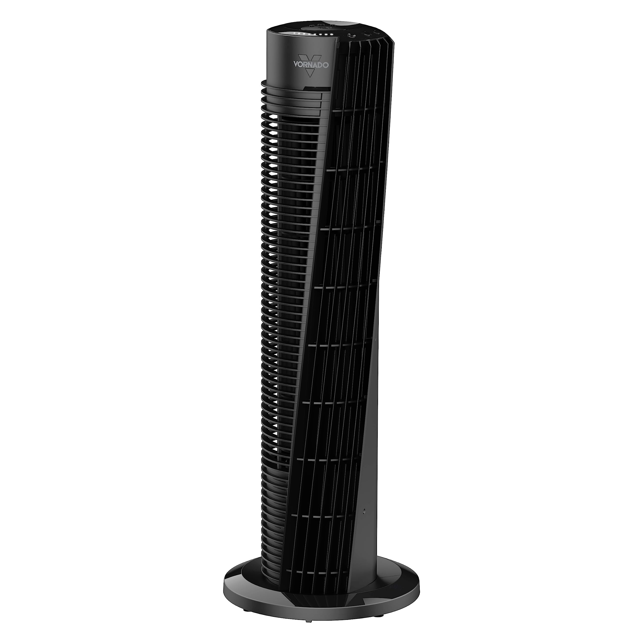 Vornado OSC54 32-Inch Oscillating Tower Fan with Remote Control - Quiet Powerful Air Circulator, 70º Oscillation, 4 Speed Settings, 1-8H Timer, Touch Control - Ideal for Bedroom, Home Office & Living Room Cooling - Black