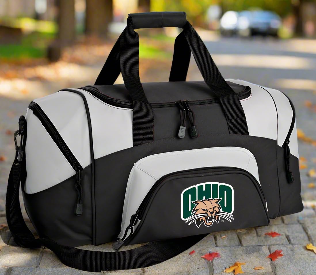 Ohio Bobcats Duffle Bag - Durable Gym Bag & Travel Duffel for Ohio University Fans - Perfect for Workouts, Travel & Campus Life