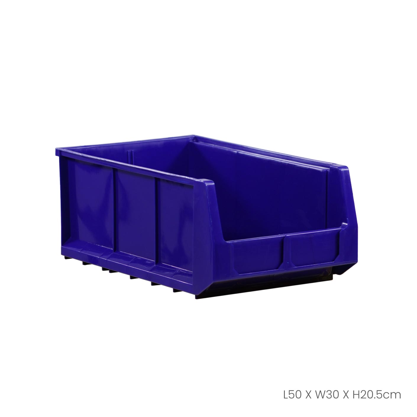 Heavy Duty Industrial Plastic Storage Crate (ID7305) - Perfect for Warehouse Organization, Shipping Containers and Garage Storage Solutions