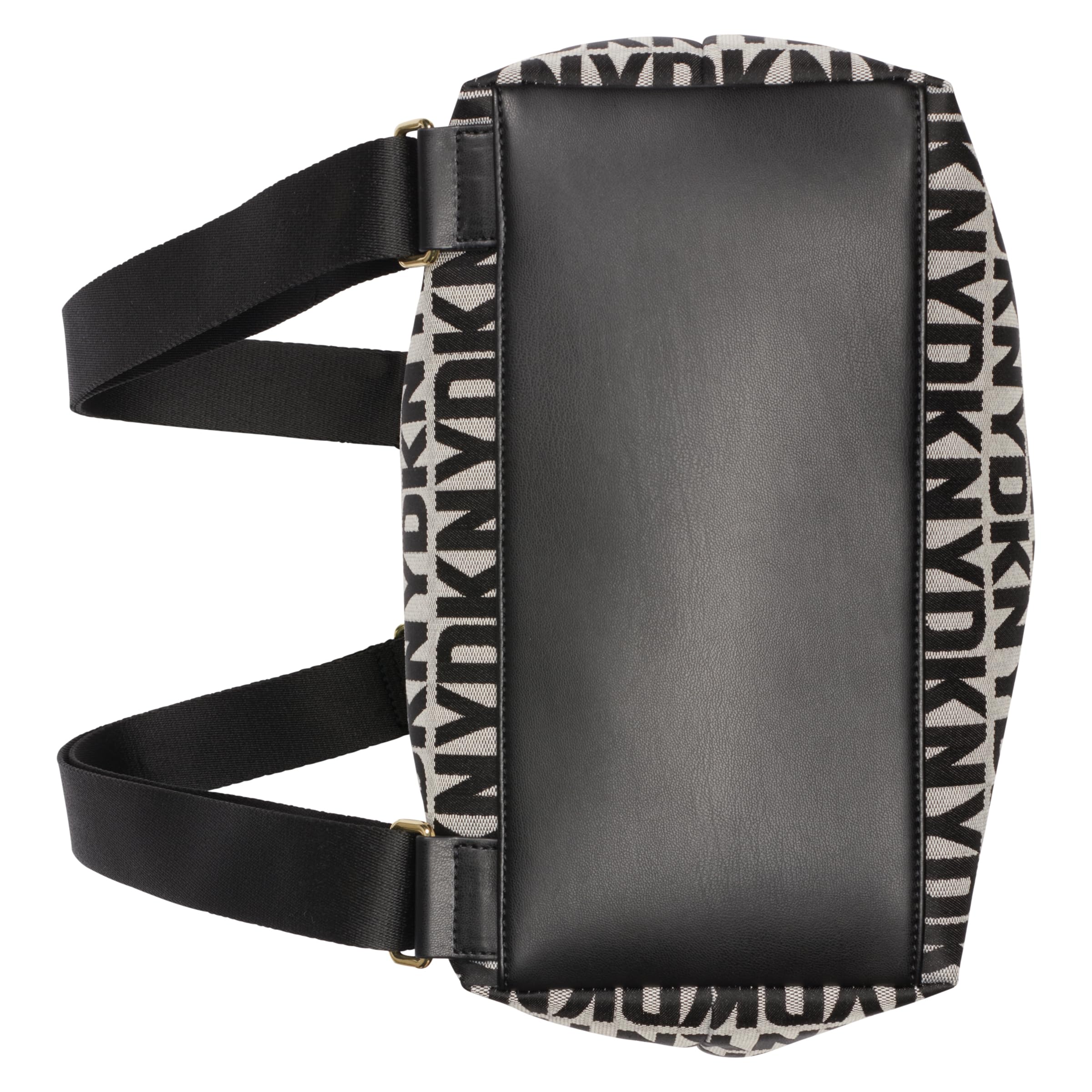 DKNY Women's Shane Backpack - Stylish Black Logo Backpack for Work, Travel & School | Durable & Fashionable Shoulder Bag for Women | Perfect for Commuting, College & Everyday Use