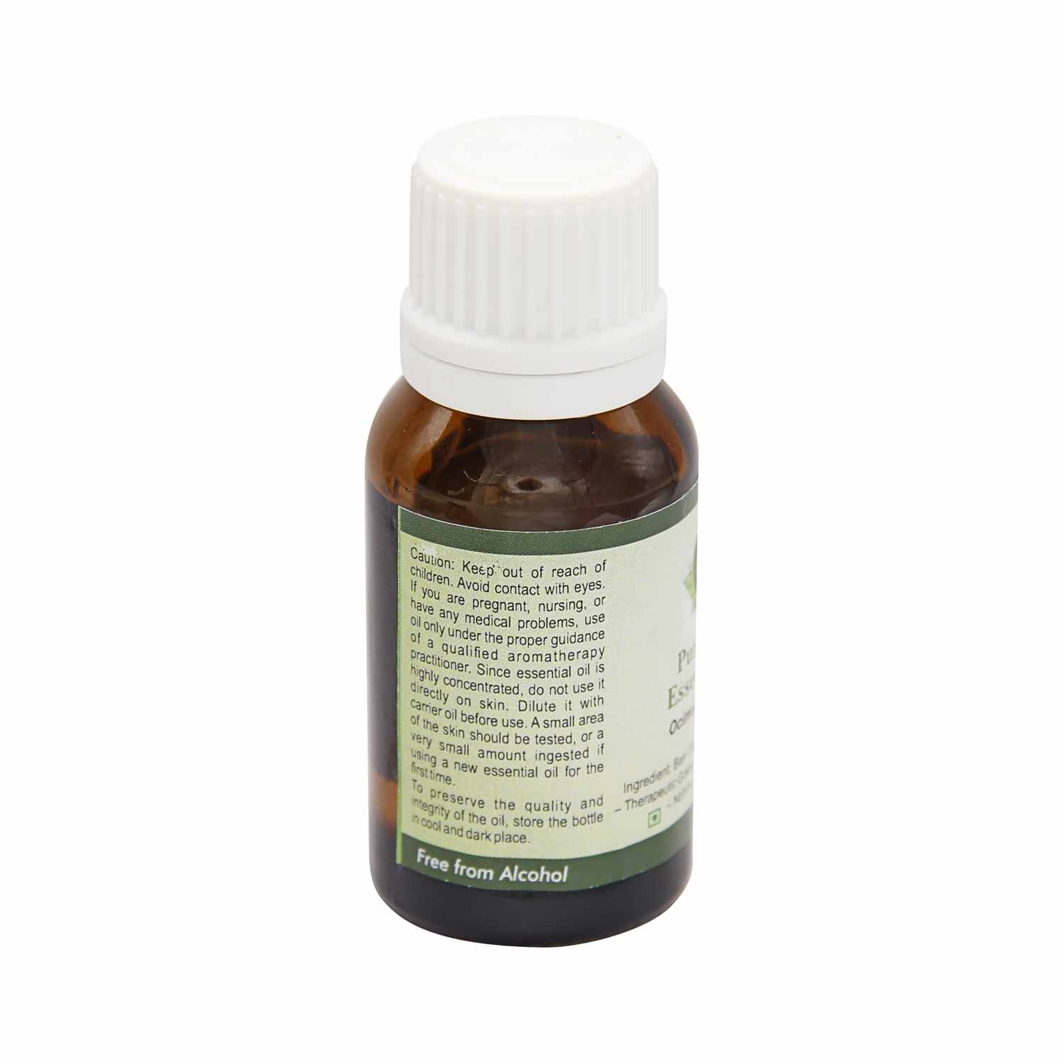 Pure Basil Essential Oil 15ml (0.507oz) - 100% Natural Steam Distilled Therapeutic Grade for Hair Growth & Relaxing Massage | Aromatherapy, Diffuser, Skin Care & Stress Relief | R V Essential