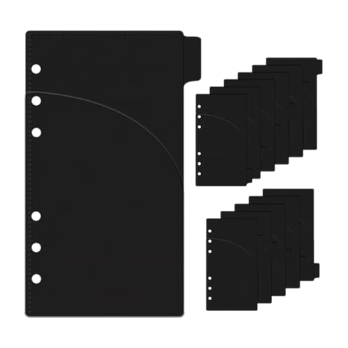 12 Sheets Black Cash Envelopes