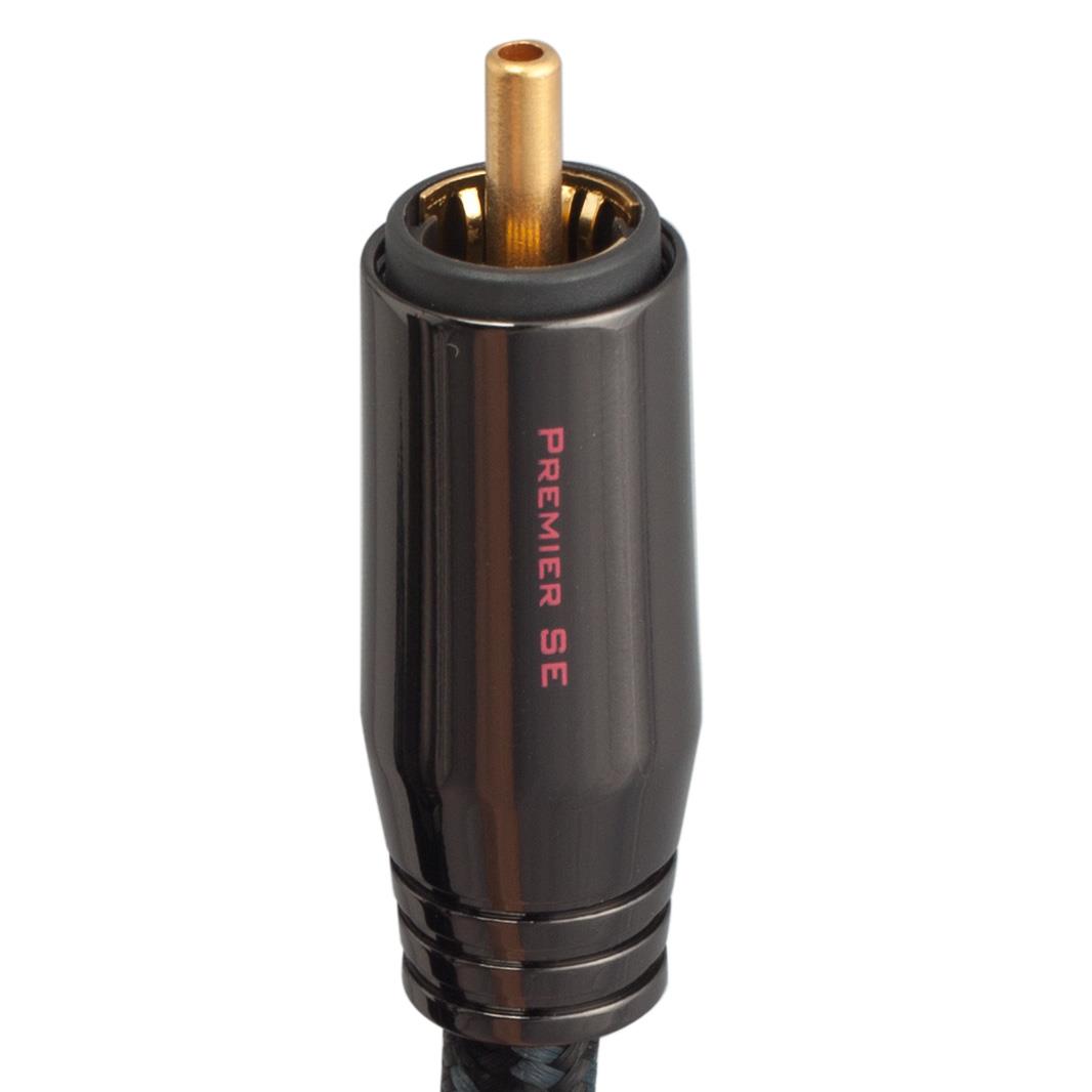 Premium Pangea Audio Premiere SE RCA Interconnect Cable - 1.5M Pair (3ft) for Hi-Fi Systems, Home Theater & Audiophile Setups - High-Quality Audio Connection for Turntables, Amplifiers & Speakers