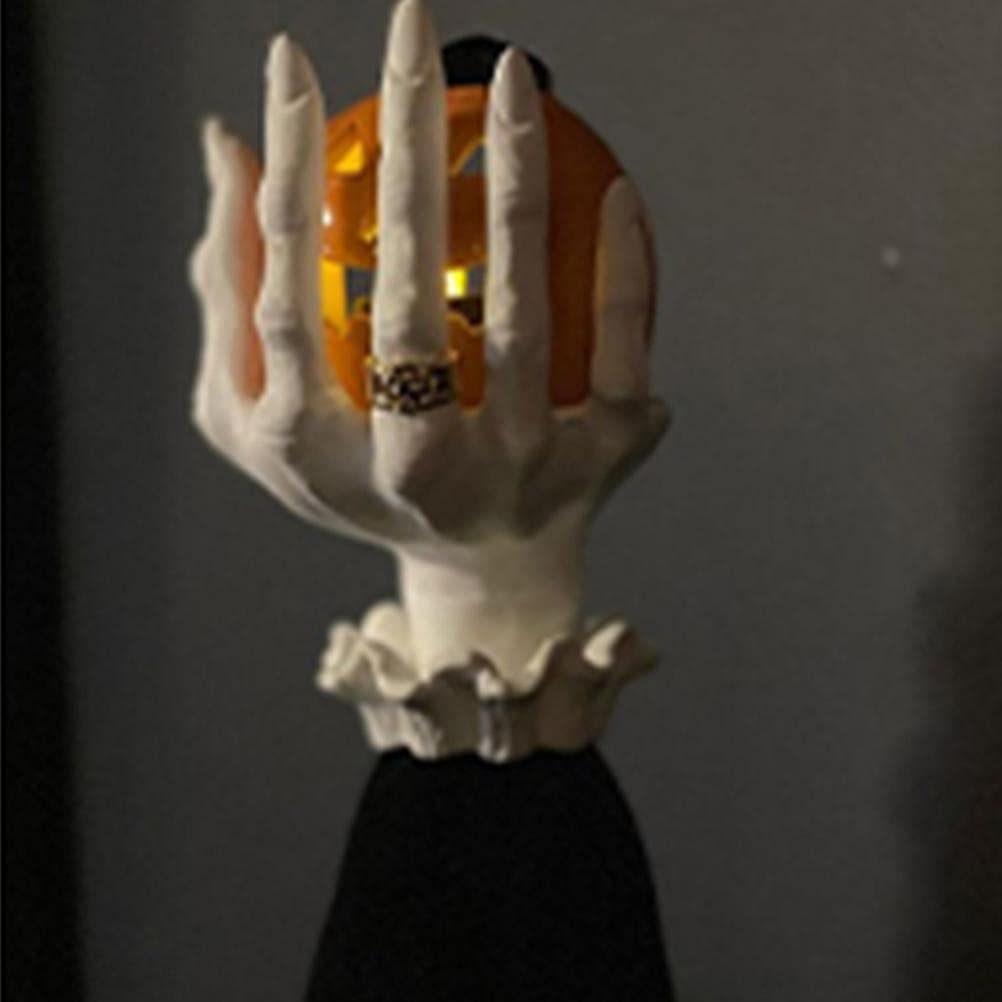 Gothic Witch Hand Candlestick Holders - Halloween Resin Candle Holder for Wall Hanging, Gothic Decor & Spooky Party Supplies - Perfect for Halloween, Witch-Themed Parties, and Gothic Home Decor