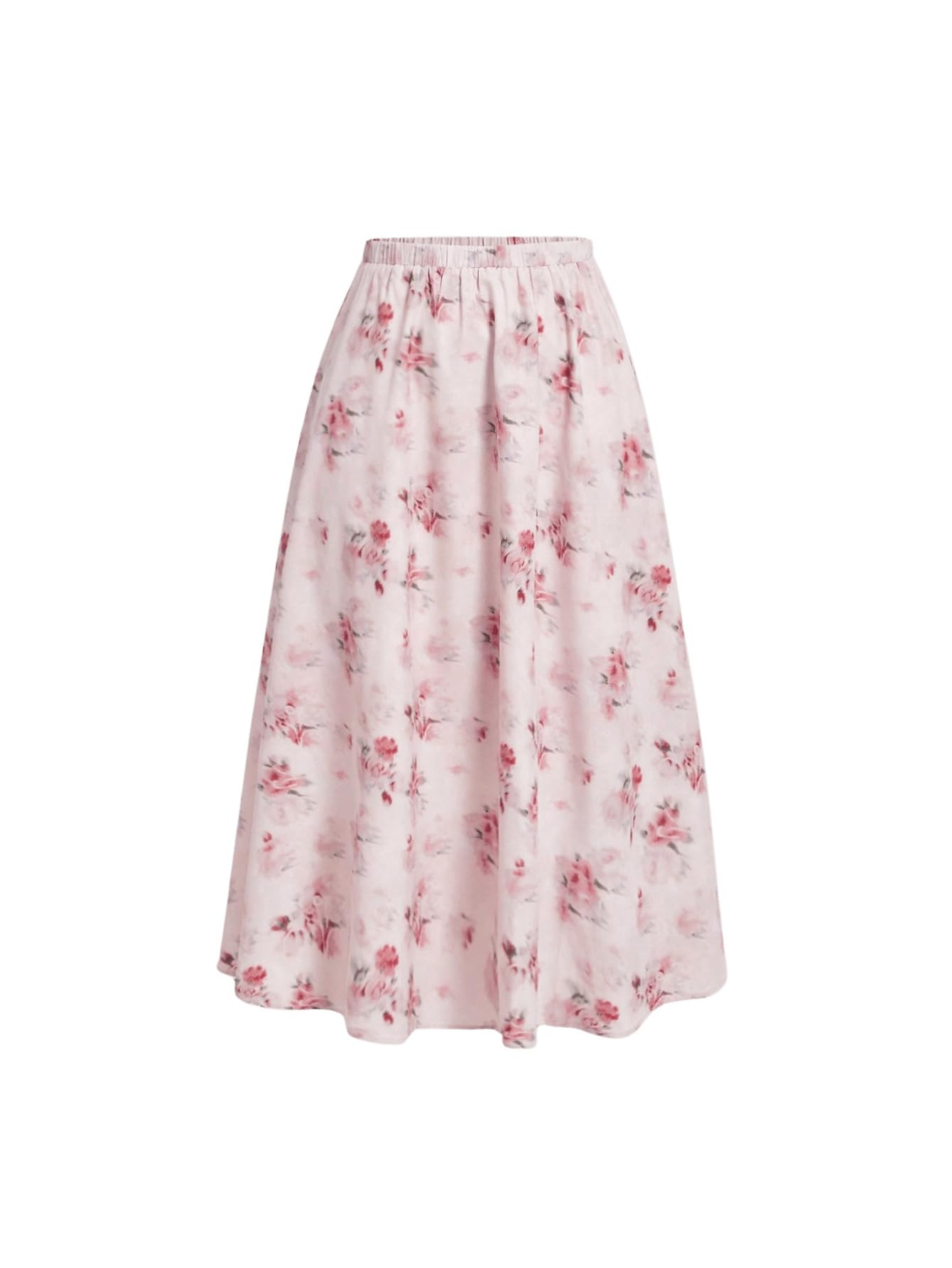 Women's Floral Print 2 Piece Outfit - Sleeveless Pleated Halter Crop Top & Maxi Skirt Set | Summer Beachwear, Vacation Outfits, Boho Chic Fashion