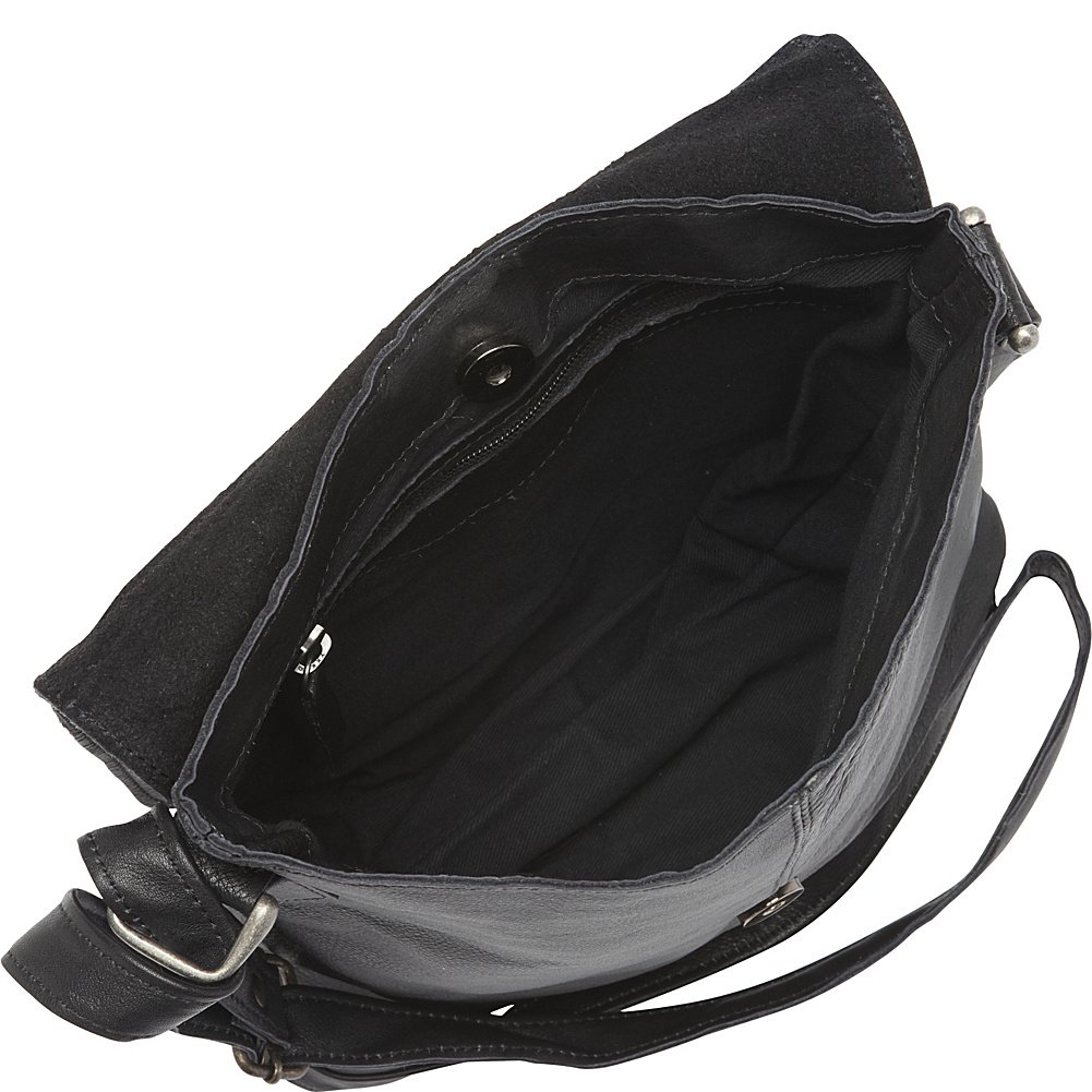 Premium Sharo Leather Messenger Bag for Men & Women - Stylish & Durable Crossbody Bag (Black) - Perfect for Work, Travel & Everyday Use