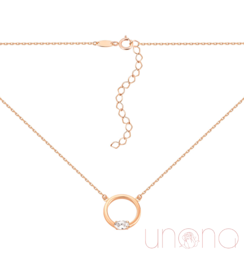 Elegant 14K Gold Pendant Necklace with Genuine Phianite Stone - Perfect for Weddings, Anniversaries & Special Occasions