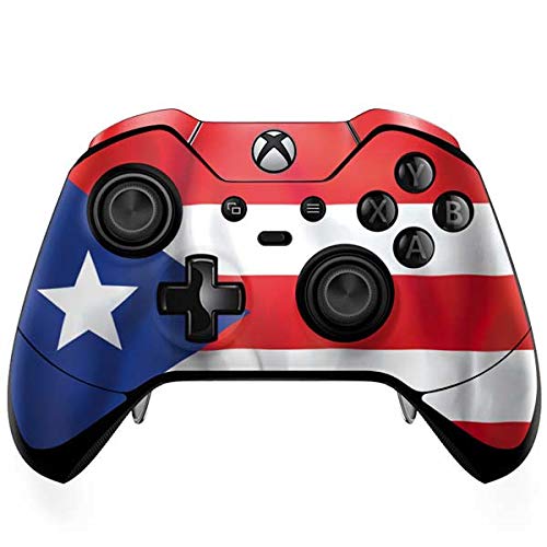 Skinit Custom Decal Gaming Skin for Xbox One Elite Controller - Puerto Rico Flag Design | Durable Vinyl Wrap for Enhanced Grip & Protection | Perfect for Gaming Enthusiasts & Collectors