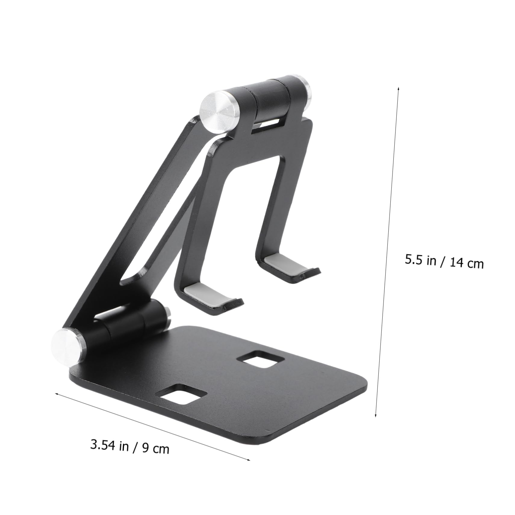 ABOOFAN Universal Phone Stand Holder - Adjustable Aluminum Alloy Phone Dock for iPhone, Samsung, Google Pixel - Perfect for Desk, Bedside, Kitchen & Video Calling
