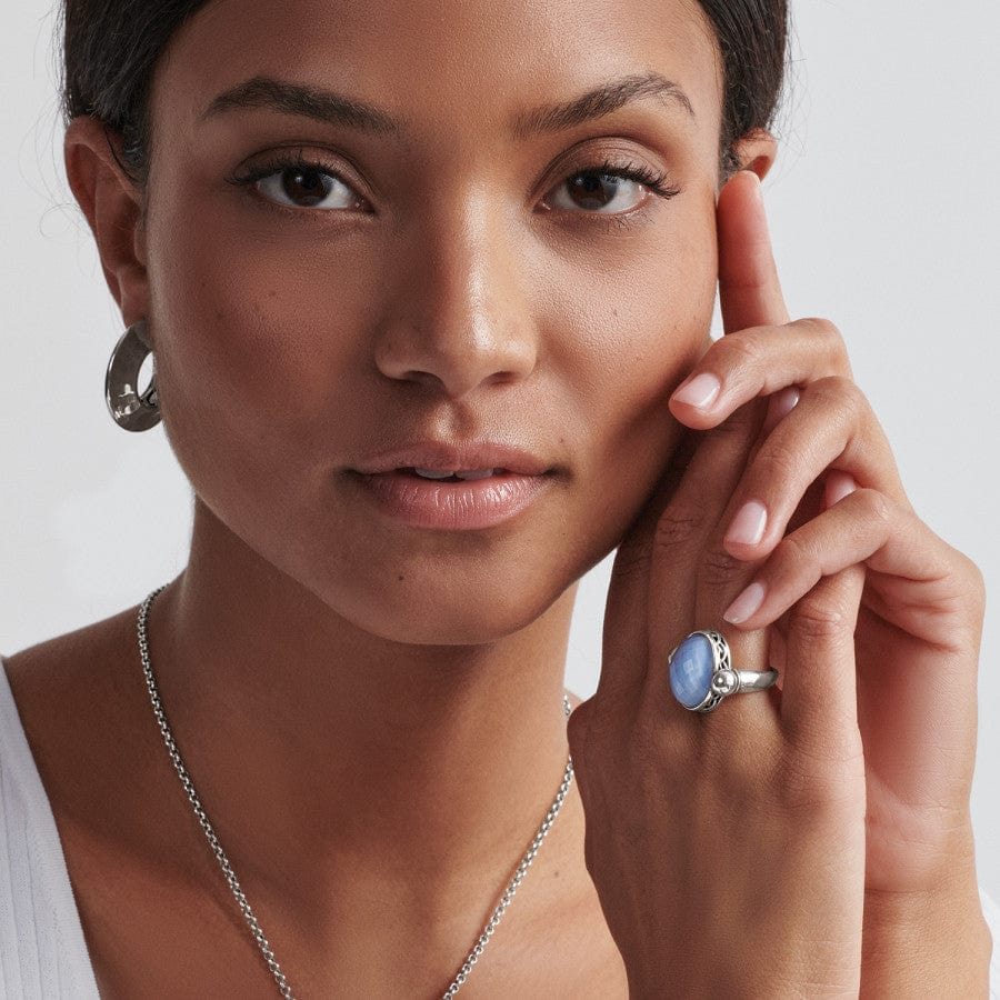 Blue Moon Ring - Elegant Celestial Jewelry for Women | Perfect for Gifts, Weddings & Special Occasions