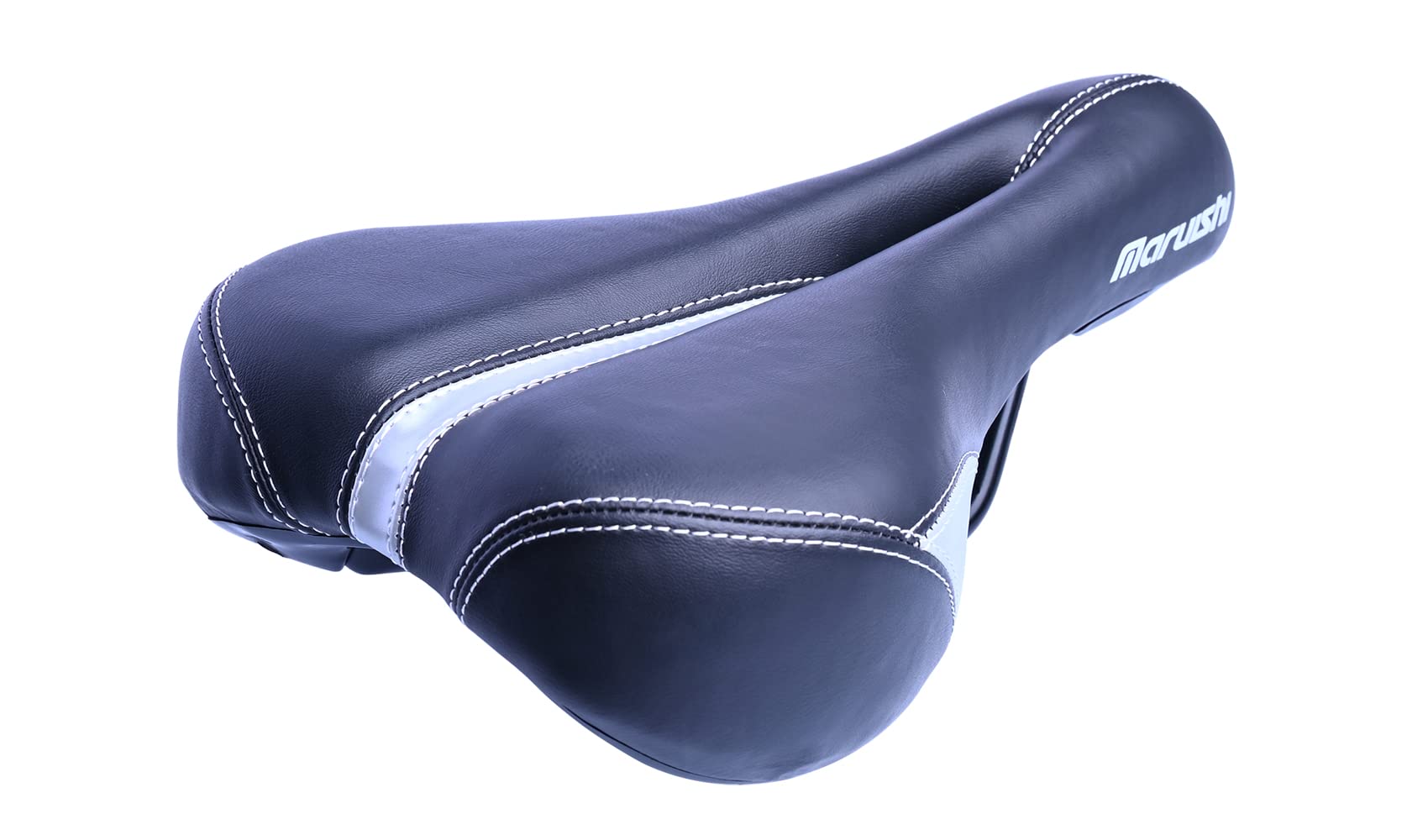 Comfortable Bike Seat for Men & Women - Wide Bicycle Saddle for Mountain, Road & Cruiser Bikes - Exercise Bike Seat Replacement - Perfect for Commuting, Cycling & Outdoor Adventures