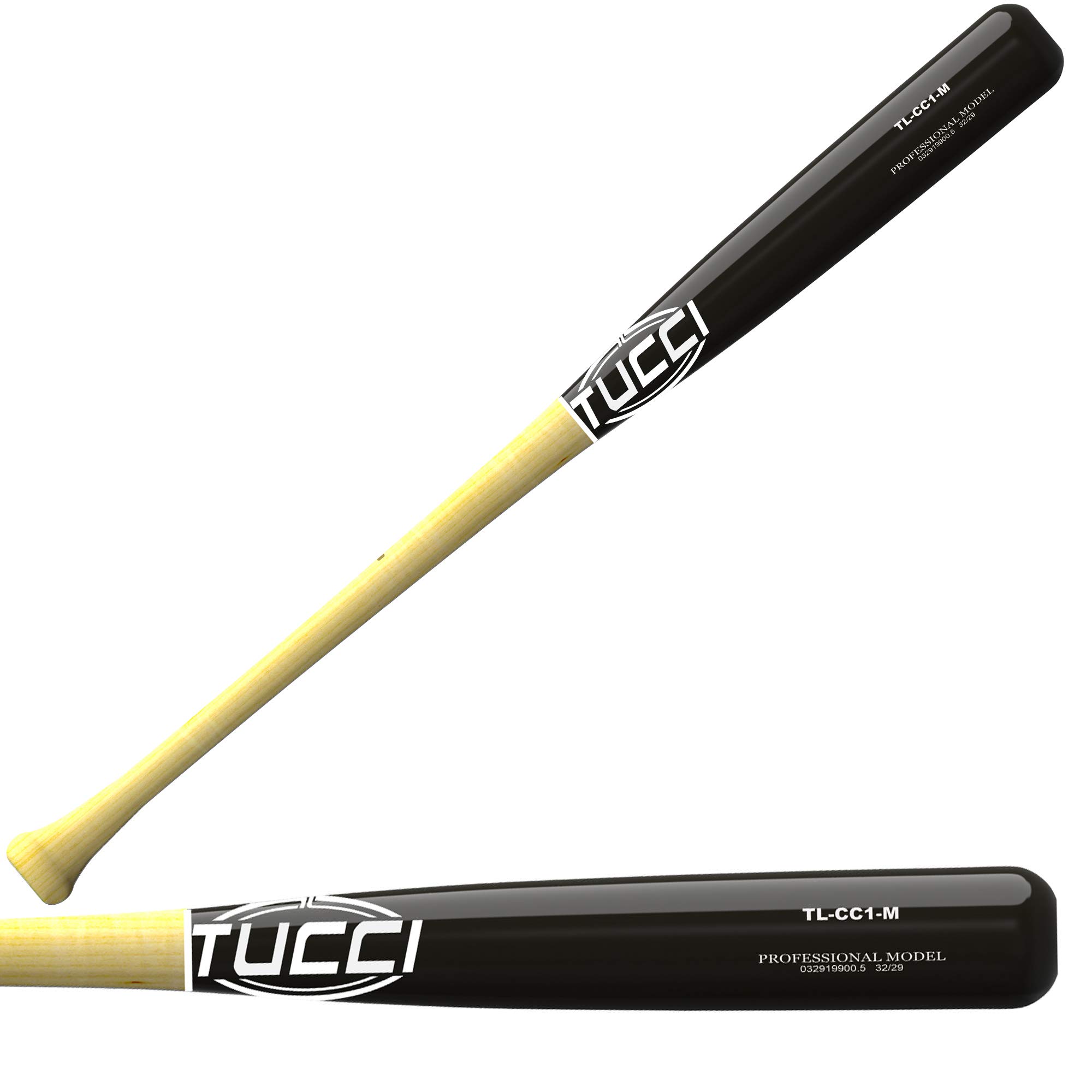 TUCCI TL-CC1 Pro Select Limited Edition Wood Baseball Bat - Premium Maple Wood Bat for Professional Players & Training - Perfect for Games, Practice & Collectors