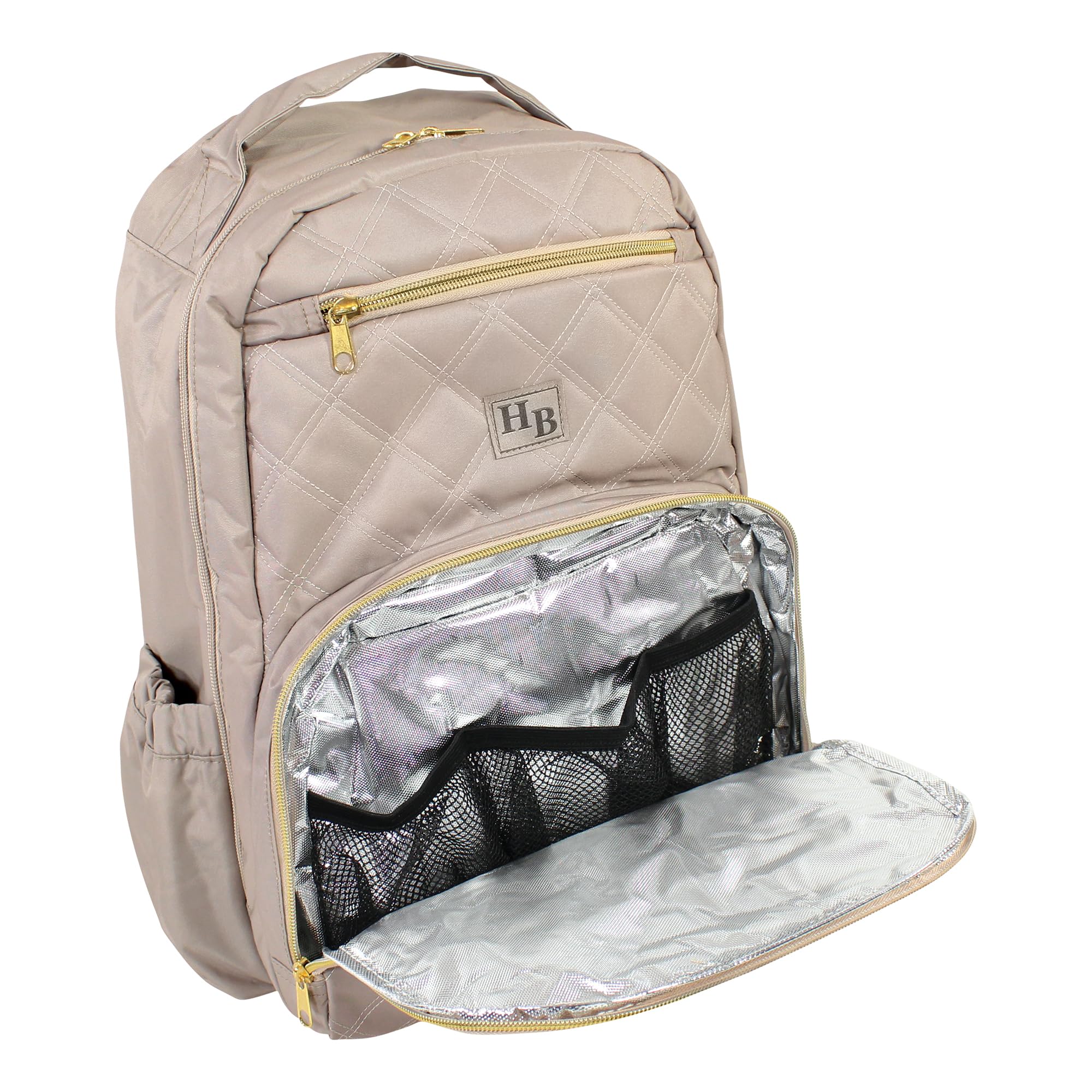 Hudson Baby Unisex Premium Diaper Backpack with Changing Pad - Taupe, One Size - Perfect for Travel, Daycare & On-the-Go Parents