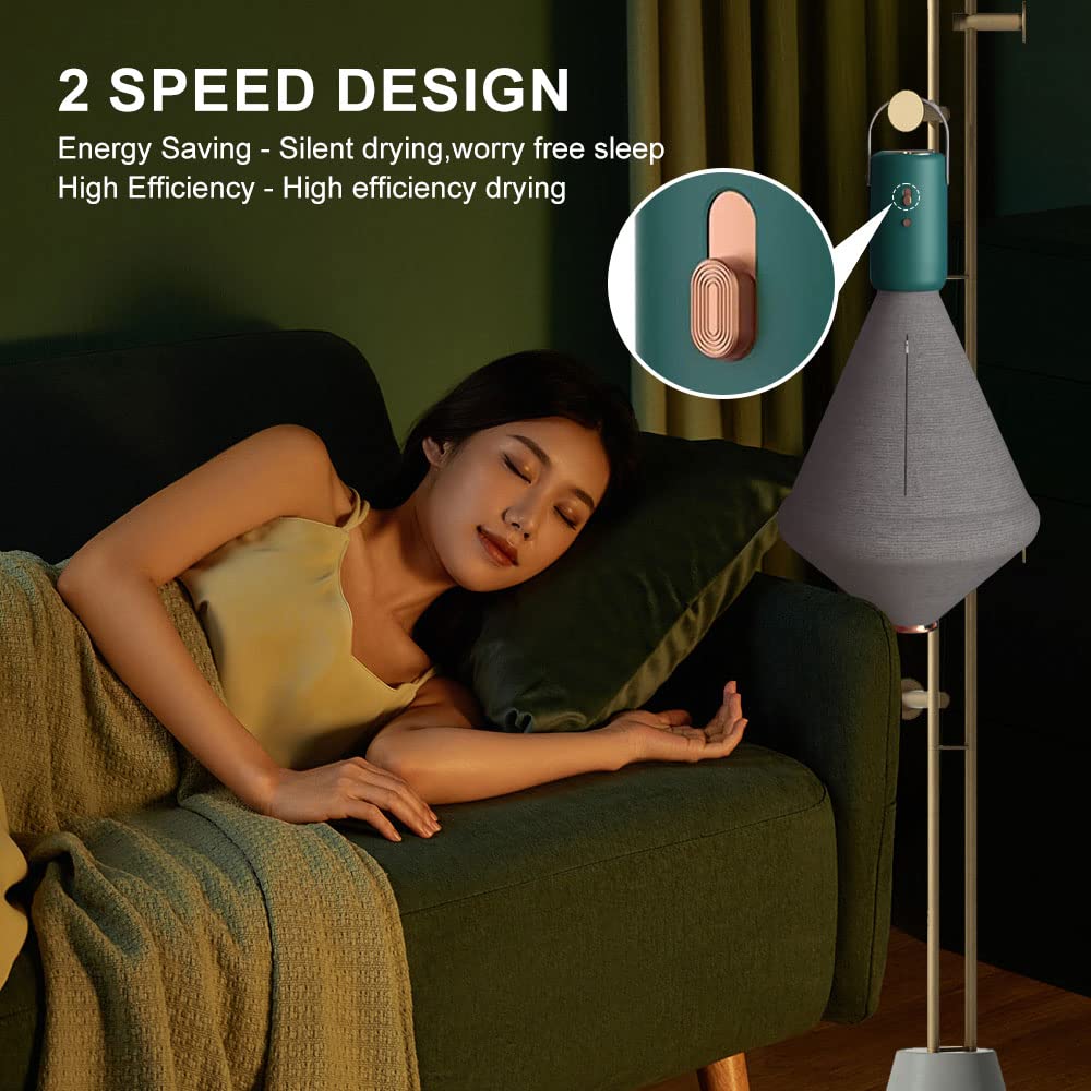Portable Electric Clothes Dryer - Compact Mini Travel Dryer for Apartments, Dorms & Camping | Fast Drying Underwear, Gym Clothes, Baby & Pet Garments | Green Energy Efficient Home Appliance (Perfect for Small Spaces & Travel Use)