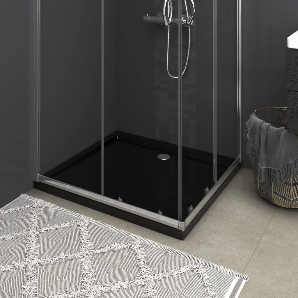 Black ABS Rectangular Shower Base Tray - 31.5