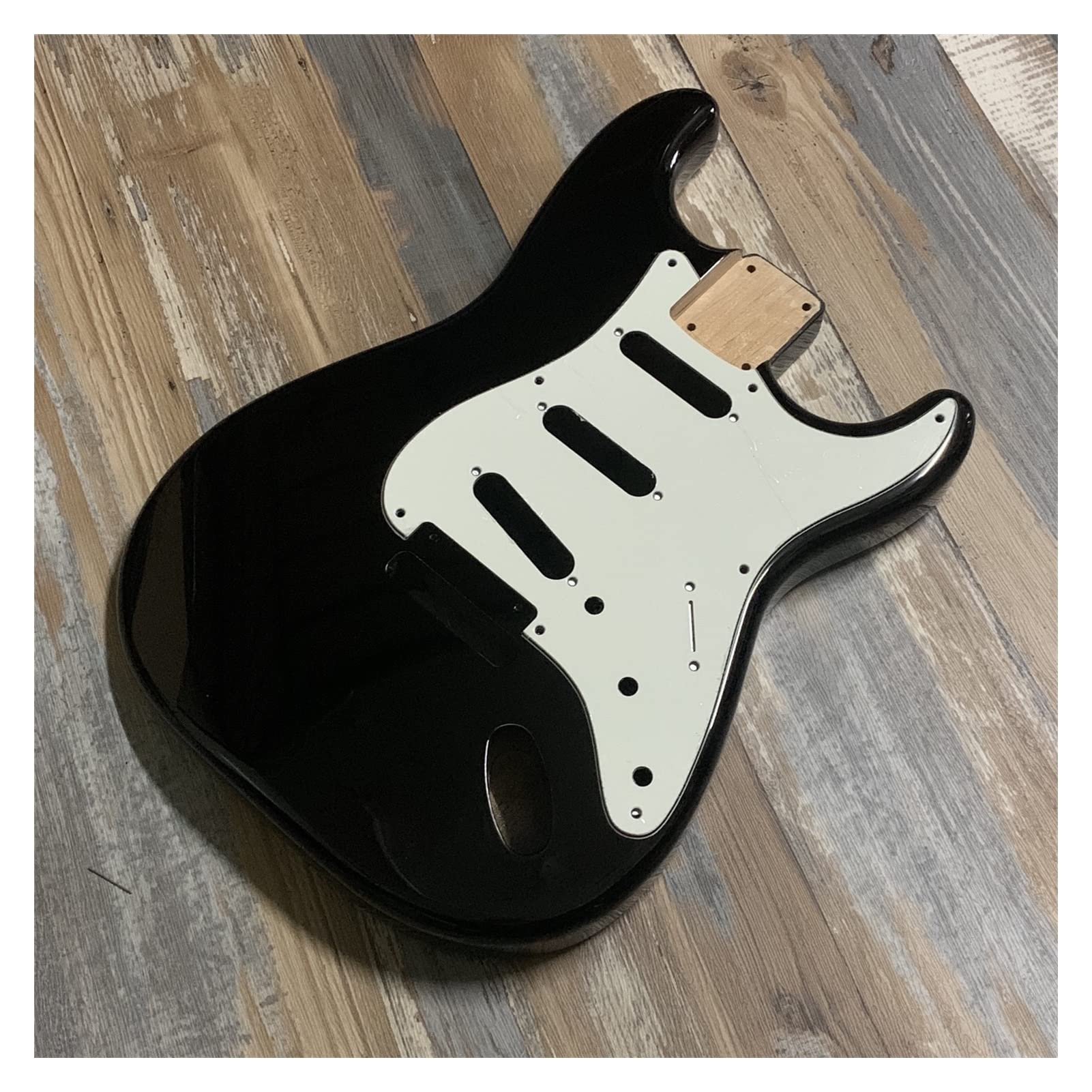 Handmade Unfinished Electric Guitar Body Kit - DIY Replacement Parts for Custom Guitar Building | Perfect for Luthiers, Hobbyists & Music Enthusiasts