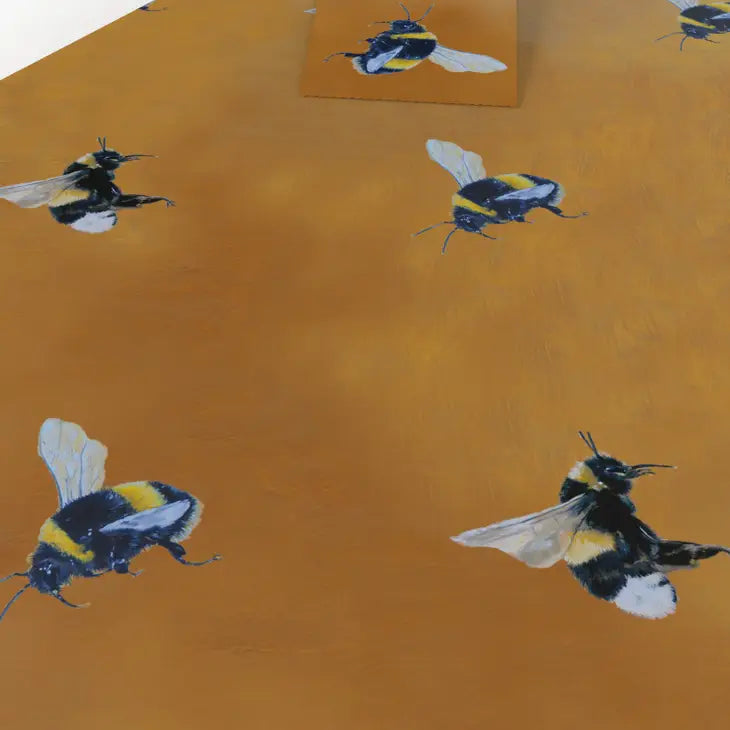 Bumble Bee Oil Wrapping Paper - Eco-Friendly Gift Wrap for Birthdays, Baby Showers & Spring Parties